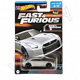 Машинка Hot Wheels Fast & Furious 2009 Nissan GT-R 6/10 (HNR88 HNT16)