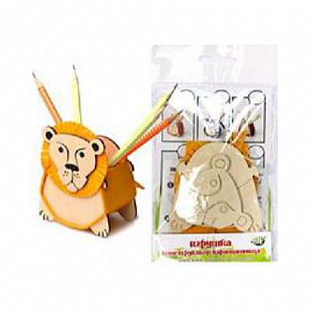 Игрушка конструктор-карандашница Лев зк11010