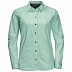 Рубашка женская Jack Wolfskin Lakeside Roll-Up Shirt W light jade