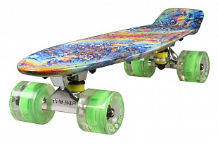 Penny board (пенни борд) Triumf Active Led Print Firewave 22" TLS-401G