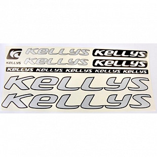 Комплект наклеек Kellys silver