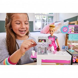 Набор Barbie Профессии Кофейня GMW03