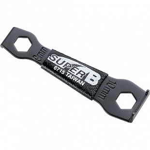 Ключ для бонок и болтов Super B 9мм/10мм. 6715 NSB91062