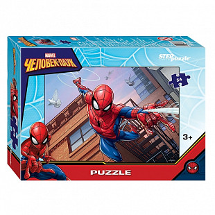 Мозаика Step Puzzle Marvel-2 Человек-паук 1 54 71160