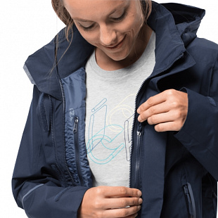 Куртка женская Jack Wolfskin Onyx Jkt W midnight blue