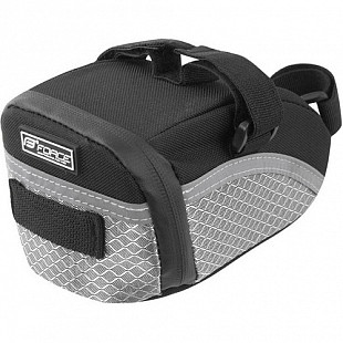 Сумка под седло Force Ride velcro 896125 grey
