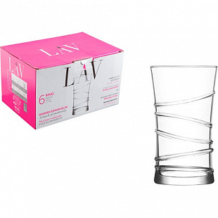 Шесть стаканов Lav по 0,35 л Ring LV-RNG363F