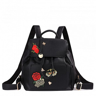 Женский рюкзак Pola 74495 black/red