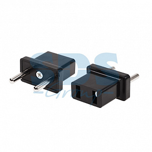 Переходник сетевой Rexant EU-CN black 11-1066