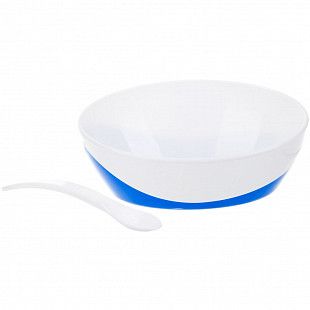 Миска Canpol babies с ложкой 9м+ 350 мл (31/406_blu) blue