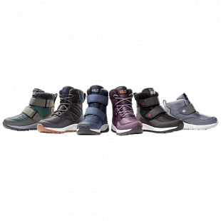 Ботинки детские Jack Wolfskin Polar Bear Texapore High K phantom / off-white