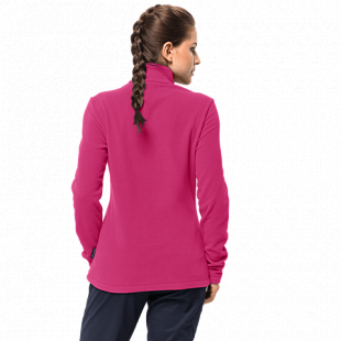 Пуловер женский Jack Wolfskin Arco Women pink fuchsia stripes