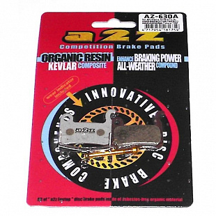 Тормозные колодки A2Z Shimano XTR/XT/SAINT/LX/HONE, silver AZ-630A