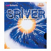 На картинке изображен Накладка для ракеток Butterfly Sriver S black Накладка для ракеток Butterfly Sriver S black