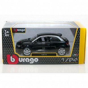 Машинка Bburago 1:24 Audi A1 (18-21058) black