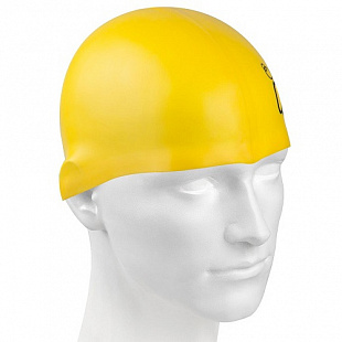 Шапочка для бассейна (плавания) детская Mad Wave Junior Solid yellow
