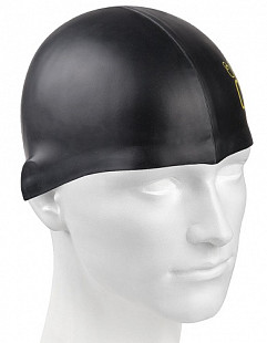Шапочка для бассейна (плавания) детская Mad Wave Junior Solid black