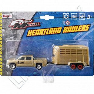 Машинка Maisto Fresh Metal Heartland Haulers 2014 Chevrolet Silverado 1500 Z71 (12328) beige