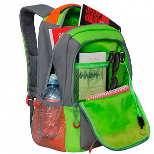 Городской рюкзак GRIZZLY RU-922-3 /4 grey/orange