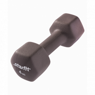 Набор гантелей неопреновых Starfit DB-201 4 кг grey