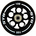Колесо для трюкового самоката STG 100мм Х105164 black/white