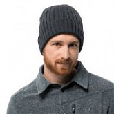 Шапка Jack Wolfskin Stormlock Rip Knit Cap ebony 1907121-6230