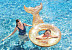 Круг надувной Intex Glitter Mermaid 56258