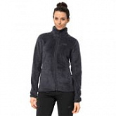 Джемпер женский Jack Wolfskin Pine Leaf Jacket Women ebony stripes