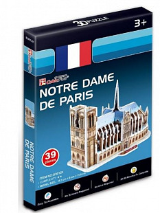3D Пазл Cubic Fun Нотрдам де Пари Франция S3012h