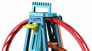 Игровой набор Hot Wheels City Тройная петля (GLC96)