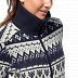 Джемпер женский Jack Wolfskin Nordic Jacket Women midnight blue all over