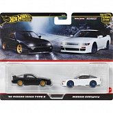 Машинка Hot Wheels 2025 Premium 2 шт. '96 Nissan 180SX + Nissan Sileighty (HBL96 JBK96)