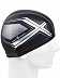 Шапочка для бассейна (плавания) взрослая Mad Wave Spyder PU Coated black/white