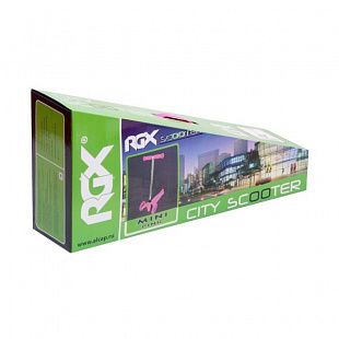 Самокат RGX Mini LED Pink