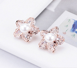 Серьги Bradex "Жемчужные звезды" AS 0124