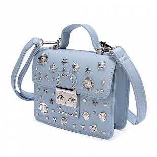 Женская сумка Ors Oro DS-903 grey/blue