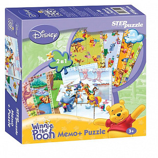 Мемо-пазл Step Puzzle Медвежонок Винни 2 в 1 SP-76202