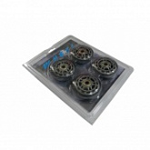 Комплект колес для роликов с подшипниками 72х24