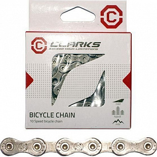 Велоцепь с замком Clark`s С10 1/2"х11/128" 10 скоростей 3-443