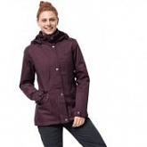 Куртка женская Jack Wolfskin Park Avenue Jacket burgundy