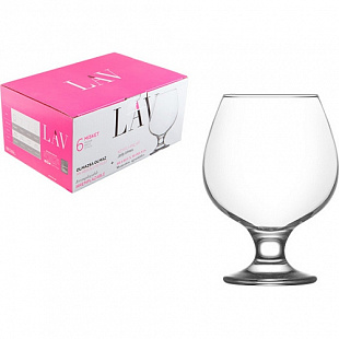 Набор бокалов для пива Lav 6 штук по 0,39 л LV-MIS568F