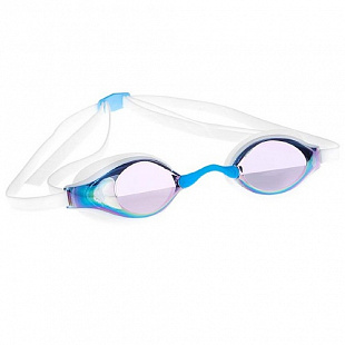 Очки для плавания Mad Wave Record Breaker Rainbow white/blue