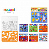 Трафарет для рисования Mazari Животные М-6530