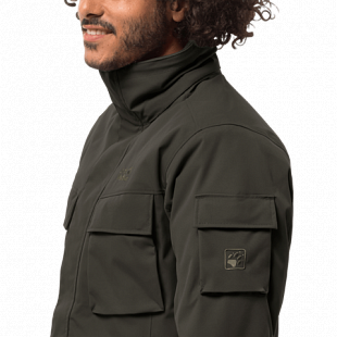 Куртка мужская Jack Wolfskin Glacier Canyon Parka dark moss