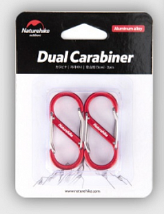 Карабин сувенирный Naturehike S Shape 2 ш M NH20GS004 red