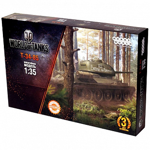 Сборная модель танка Hobby World World of Tanks Т-34-85 1740