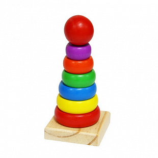 Деревянная игрушка Пирамидка 277B-267