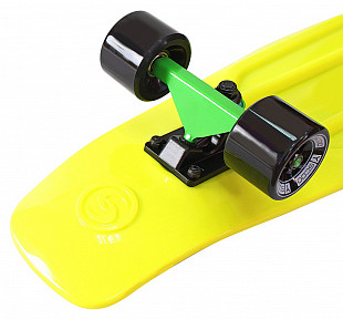 Penny board (пенни борд) Y-Scoo Big Fishskateboard 27 402-G Yellow-Green-Black