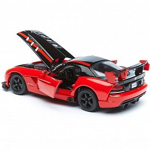 Коллекционная машина Bburago 1:24 Dodge Viper SRT/10 (18-22114) red
