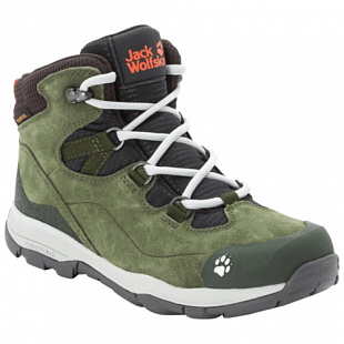 Ботинки детские Jack Wolfskin Mtn Attack 3 Lt Texapore Mid K khaki / phantom